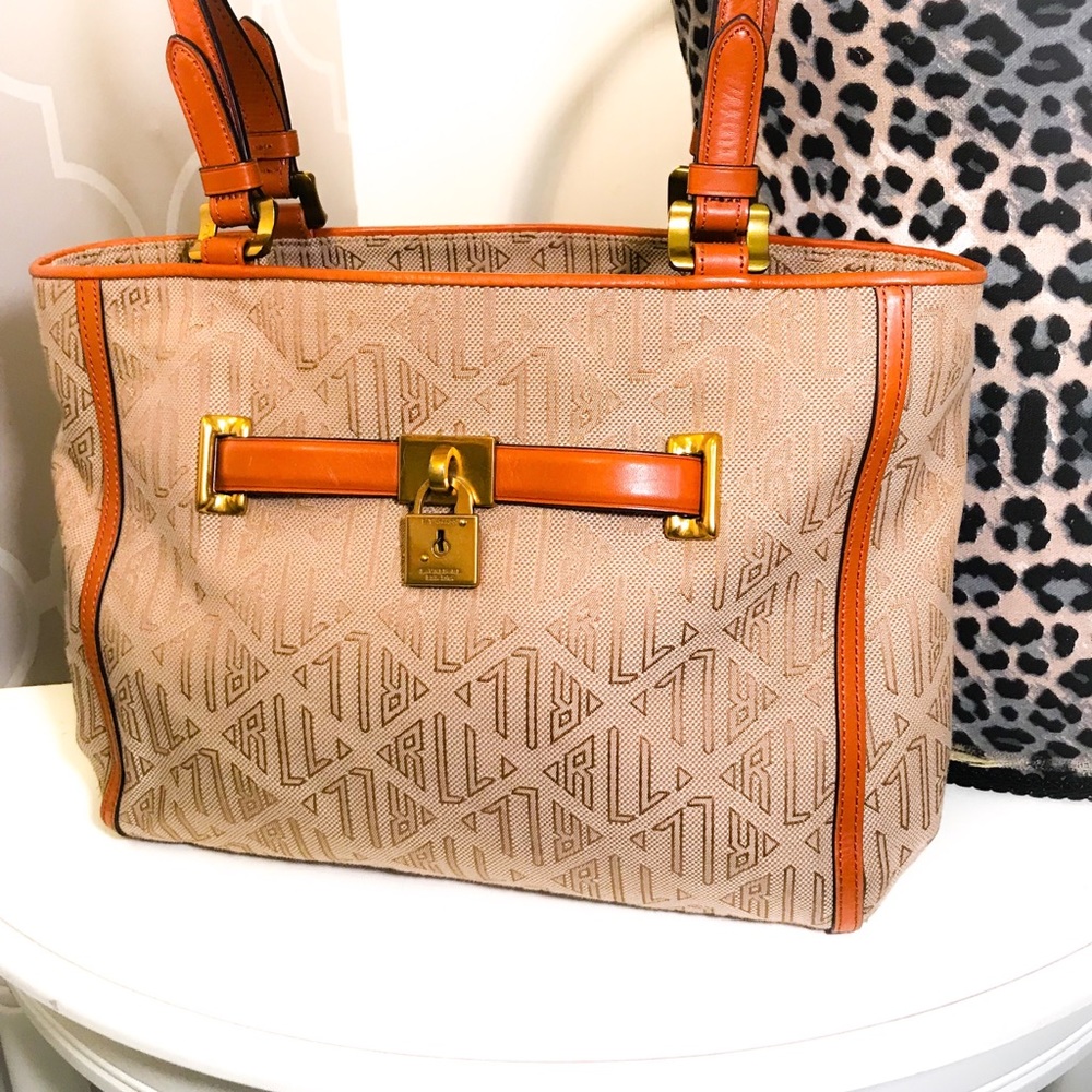 BEAUTIFUL Beige/Brown Ralph Lauren Bag!!